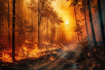 Forest Fire from Climate Change