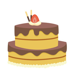 Sweets Food Hand Drawn_Birthday cake