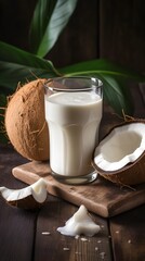 Generative AI. Coconut milk