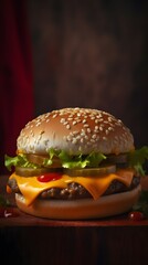 Generative AI. hamburger