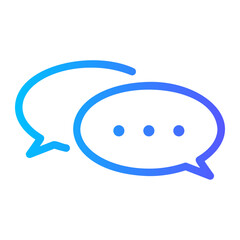 chat gradient icon