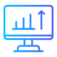 metrics gradient icon