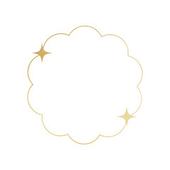 Gold Flower Monoline Arch