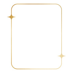 Golden Monoline Arch Square