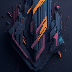 Abstract background - AI generated