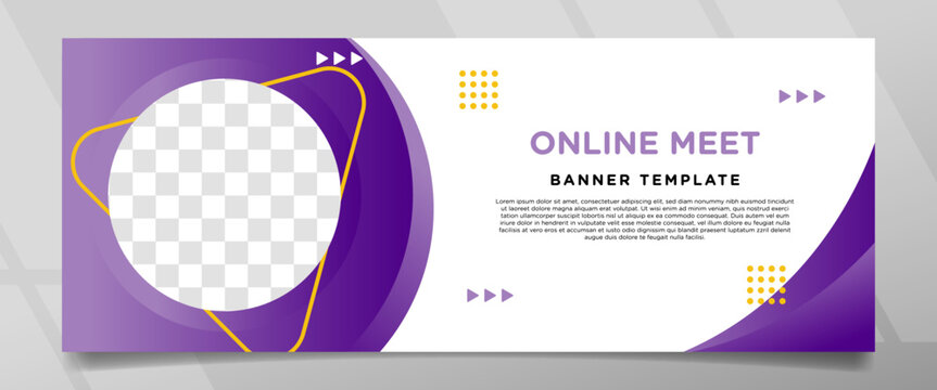Onlinne Meet Banner Design
