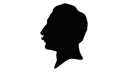 Wilhelm II silhouette, , German Emperor