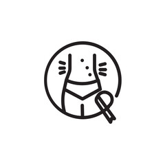 Aids Allergy Rash Outline Icon