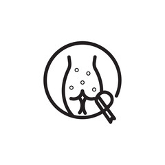 Aids Allergy Rash Outline Icon