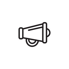 Cancer Day Megaphone Outline Icon