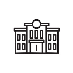 Exam Hospital Site Outline Icon