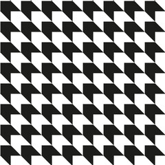 Black white seamless pattern with crowbar elements
