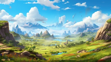 Fantasy Landscape Game Art