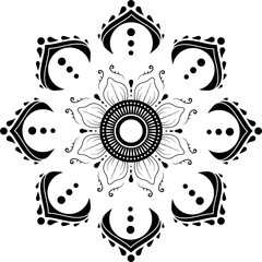Mandala simple art