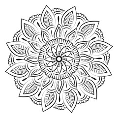 Mandala Art design in circle. Simple mandala design floral mandala art beautiful mandala artwork