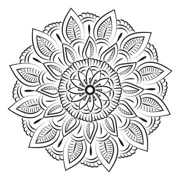 Mandala Art design in circle. Simple mandala design floral mandala art beautiful mandala artwork