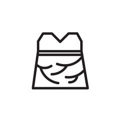 Clothes Dress Party Outline Icon