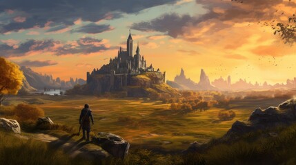 Obraz premium Amazing Landscape Game Artwork