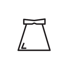 Dress Fashion Skirt Outline Icon