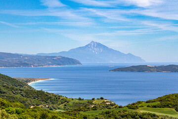 Blick auf den Berg Athos - Mönchsrepublik Athos, Chalkidiki - Griechenland