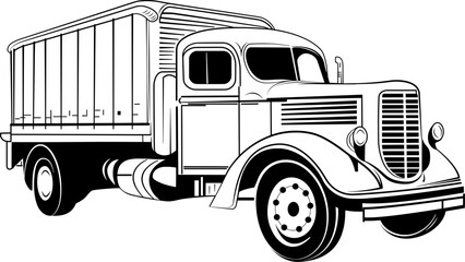 Truck Cargo Illustration