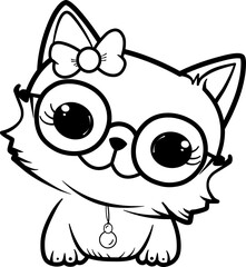 Kawaii Cat Illustration