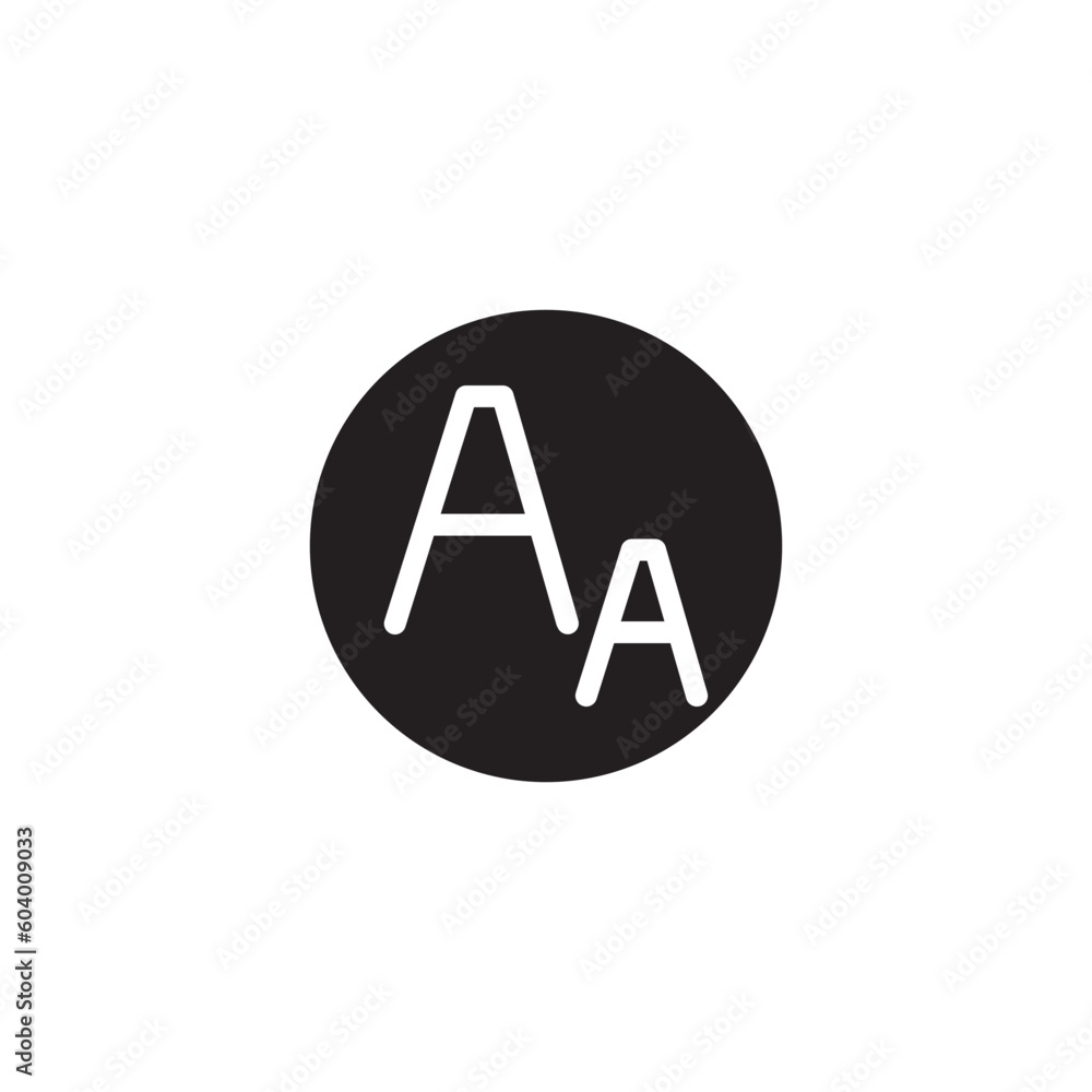 Poster format text edit icon