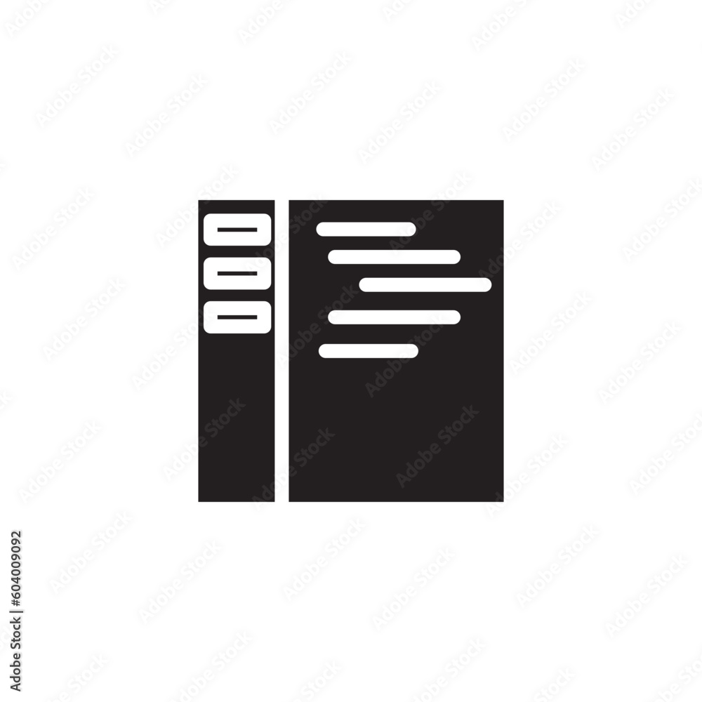 Poster text edit script icon