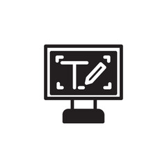 Edit Tools Text Icon