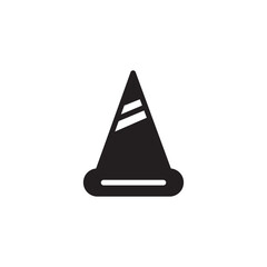 Fototapeta premium Traffic Cone Work Icon