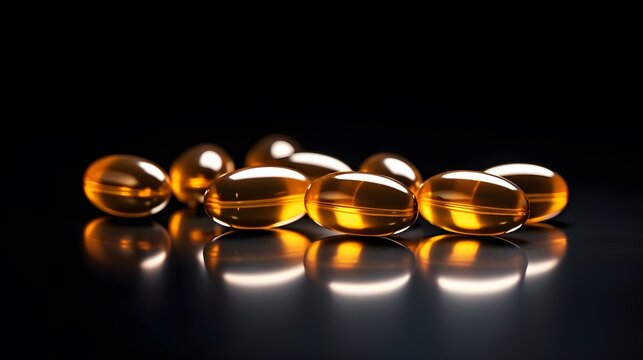 Generative AI
Fish oil capsules. Vitamins

