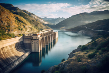 Obraz na płótnie Canvas Hydropower Station