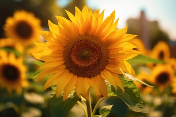 Fototapeta premium sunflower in the sun
