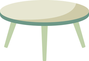 Isolated end table. Vector illustration.