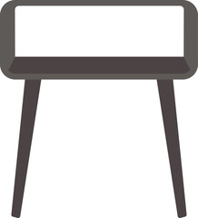 Obraz premium Isolated end table. Vector illustration.