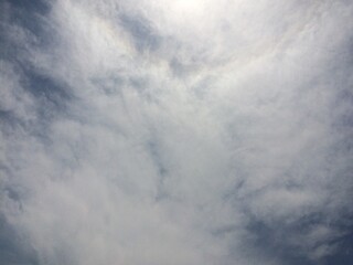 An image of clouds that cover the area with a slight sun ray. photo may had some noise and gain