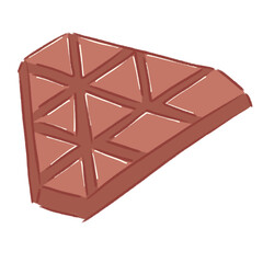Chocolate Snack Bar Hand Drawn