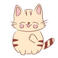 Cute Cartoon Cat