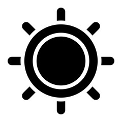 sun glyph 
