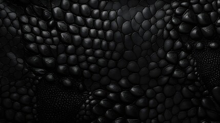Black abstract scales wallpaper. Generative AI.