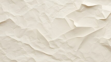Fototapeta premium Texture of white crumpled paper. Generative AI.