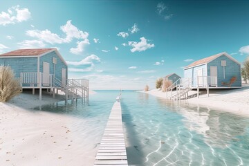 Fototapeta premium Sea scape landscape corals beach reef wallpaper