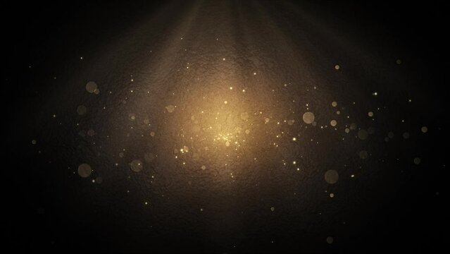 Golden particle opener for background
