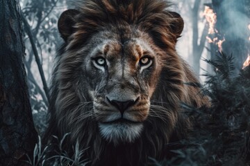 Fototapeta premium Animals fiction wallpaper 