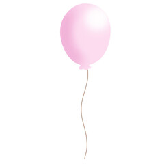 Pink balloon is cute for decorate happy moment