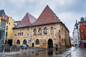 Rückseite Rathaus Jena, Thüringen, Deutschland