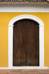 Spanish colonial style house door, Carora, Lara State, Venezuela