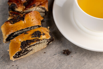 Wheat Bun with Poppy seed filling