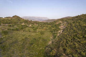 Fototapeta na wymiar Mountainous landscape in the south of Granada (Spain)