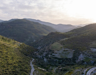 Mountainous landscape in the south of Granada (Spain)